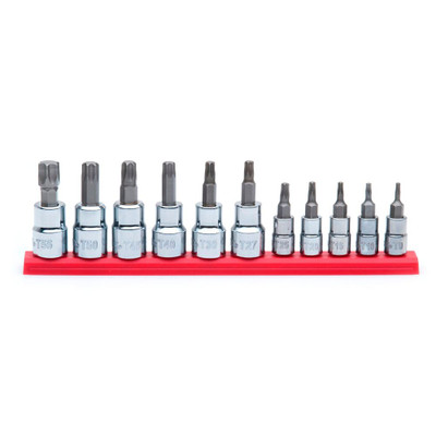SAS Torx Bit Set 11 Pieces for 1/4 Inch and 3/8 Inch Drive