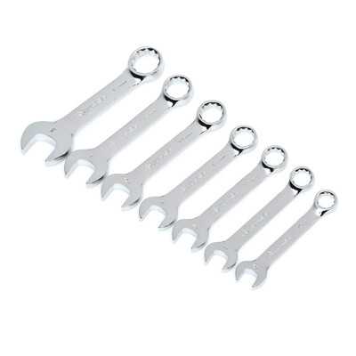 Stubby Combination Wrench Set 7 Pieces Metric