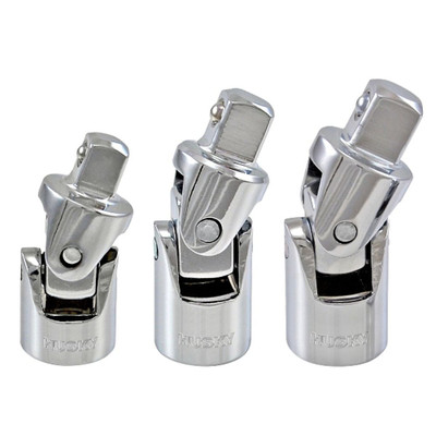Universal Joint Set 3 Pieces 1/4 Inch, 3/8 Inch and 1/2 Inch