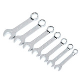 Stubby Combination Wrench Set 7 Pieces SAE