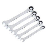Universal Ratcheting Wrench Set 5 Pieces Metric
