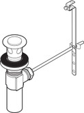 Lavatory Drain Assembly Less Lift Rod in Polished Brass