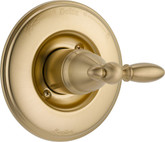 Victorian 1-Handle Valve Trim Kit in Champagne Bronze (Valve and Handles Not Included)