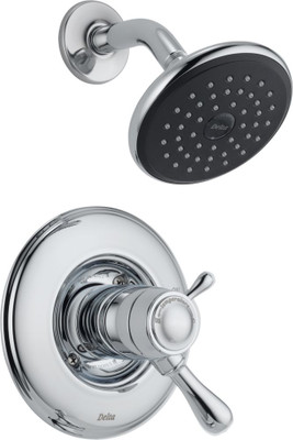 Leland Single-Handle Thermostatic Shower and Trim Kit Only in Chrome