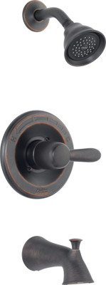 Lahara Tub and Shower Faucet Trim Kit in Venetian Bronze (Valve not included)