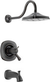 Addison 1-Handle Thermostatic Tub/Shower Trim Kit Only in Venetian Bronze with H2Okinetic (Valve not included)