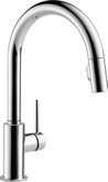 Trinsic Single-Handle Pull-Down Sprayer Kitchen Faucet in Chrome Featuring MagnaTite Docking