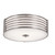 Nickel Wrapped 16 inch Ceiling Light