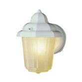 White Capped Patio Light
