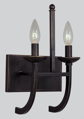 7-3/4 Inch Wall Sconce, Weathered Bronze Finish
