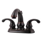 Treviso 2-Handle 4 Inch Centerset Bathroom Faucet in Tuscan Bronze