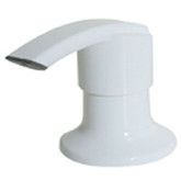 Kitchen 1-Handle Soap Dispenser in White