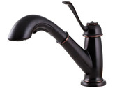 Bixby 1-Handle 1 or 3-Hole Pull-Out Kitchen Faucet in Tuscan Bronze