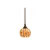 Concord 1 Light Ceiling Bronze Incandescent Pendant with a Seashell Glass