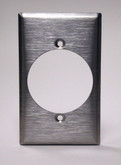 1-Gang Plate with 2.15 In. Hole Stainless Steel