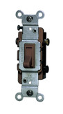 3 Way Toggle Switch, Brown