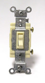 Framed Toggle Single-Pole Switch , Ivory