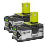 ONE+ 2 Pack of 4.0 Ah Batteries - 18V High Capacity
