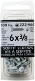 6X3/8 Pan Socket Soffit Screw