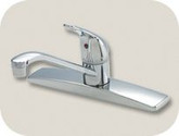 Single Handle Kitchen Faucet with 8 Inch Deck Plate