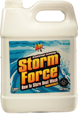 Storm Force, 948 ml. Industrial Strength, Non-Toxic, Bow To Stern Boat Wash