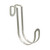 Over-the-Cabinet Single Hook Satin Nickel