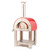 Forno 5 Outdoor Wood Burning Pizza Oven including cart. Pre-assembled (cart requires assembly)