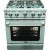 30 Inch Manual Clean Gas Convection Range and 4 Sealed Burners -17K BTU - LP