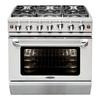 36 Inch Manual Clean Gas Convection Range and 6 Sealed Burners -17K BTU - LP