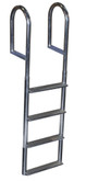 Wide Step Aluminum Dock Ladder, 4 Step