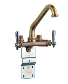 Waltec 2 Handle Rough Brass Laundry Faucet