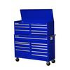 54 Inch. 17 Drawer Combination Set, Blue