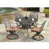 48Inch Round Dining Table 5pc Set