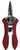 Fine point pruners Red