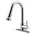 Chrome Pull-Out Spray Kitchen Faucet with Deck Plate