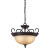 2 Light Semi Flush In Oil Rubbed Bronze With Led Option