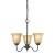 3 Light Chandelier In Oil Rubbed Bronze With Led Option