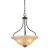 3 Light Pendant In Oiled Rubbed Bronze With Led Option