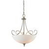 3 Light Pendant In Brushed Nickel With Led Option