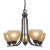 5 Light Chandelier In Oil Rubbed Bronze With Led Option