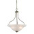 3 Light Pendant In Brushed Nickel