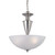 2 Light Pendant In Brushed Nickel With Led Option