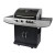 4 Burner Gas Grill with Rotisserie Burner and Cover