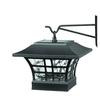 2 Pack Solar LED Deck Post with Hanging Option