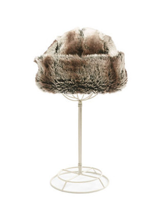 Parkhurst Cuffed Faux Fur Hat - Tundra Grey
