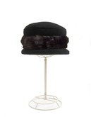 Parkhurst Faux Fur Fleece Hat - Black/Cobblestone