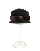 Parkhurst Faux Fur Fleece Hat - Black/Russian Sable