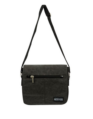 Kenneth Cole Reaction Flap Over Day Bag - Charcoal