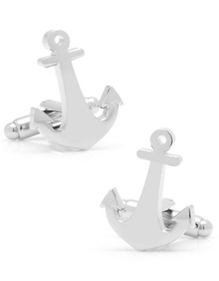 Cufflinks Inc. Anchors Aweigh Cufflinks - Silver