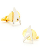Cufflinks Inc. Two Tone Star Trek Delta Shield Cufflinks - Assorted